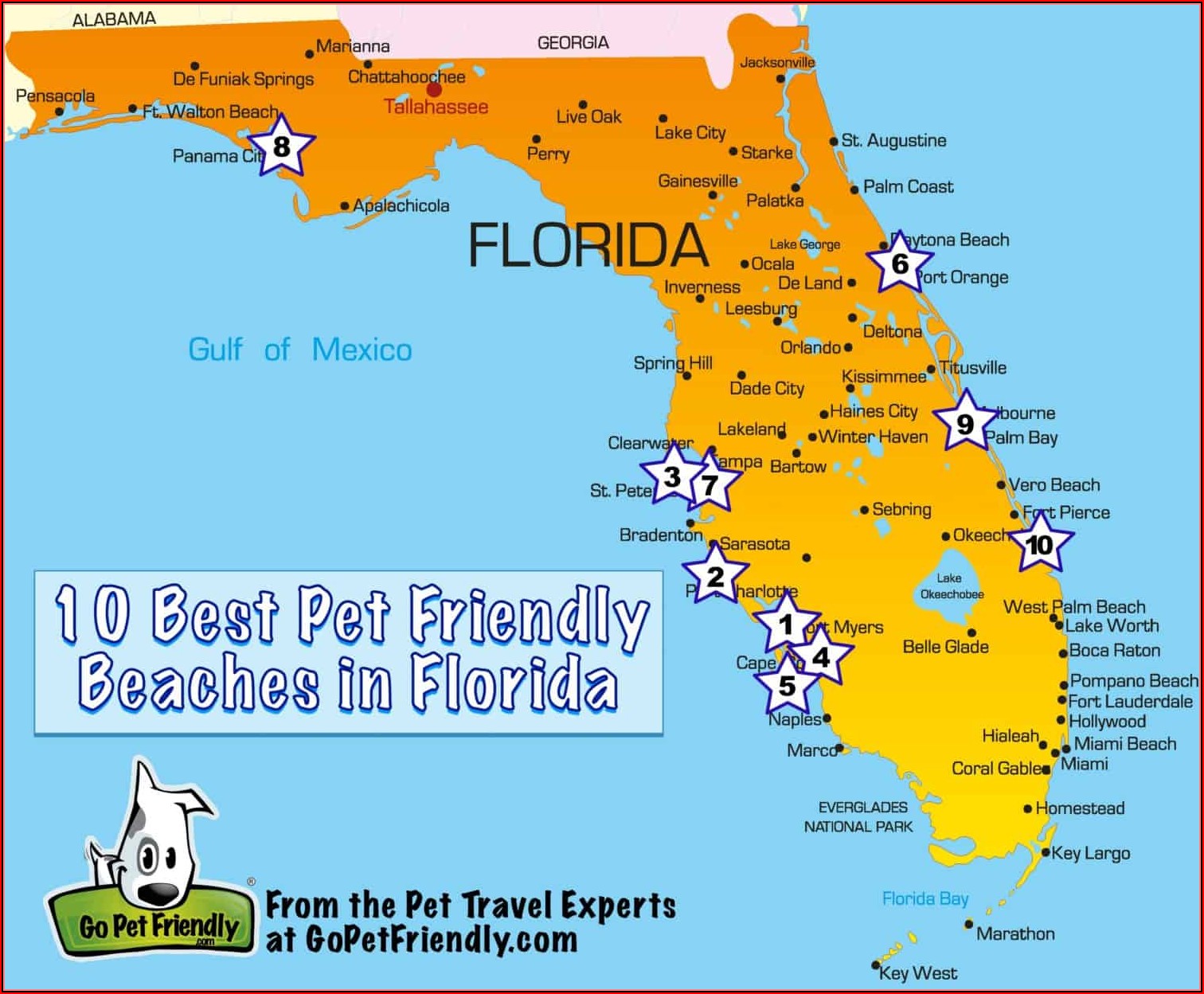 Map Of Florida Gulf Coast Beach Towns