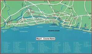 Map Of Golf Courses In North Myrtle Beach Sc