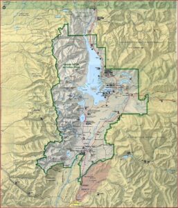 Map Of Grand Tetons National Park