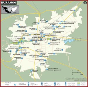 Map Of Hotels In Durango Colorado