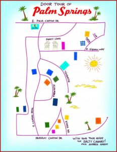 Map Of Hotels In Palm Springs Ca