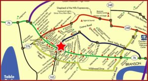 Map Of Hotels On Strip Branson Mo
