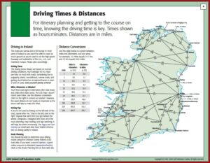 Map Of Ireland With Travel Times