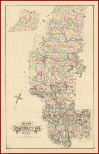 Map Of Moosehead Lake Maine