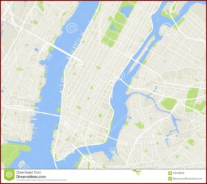 Map Of New York And Manhattan