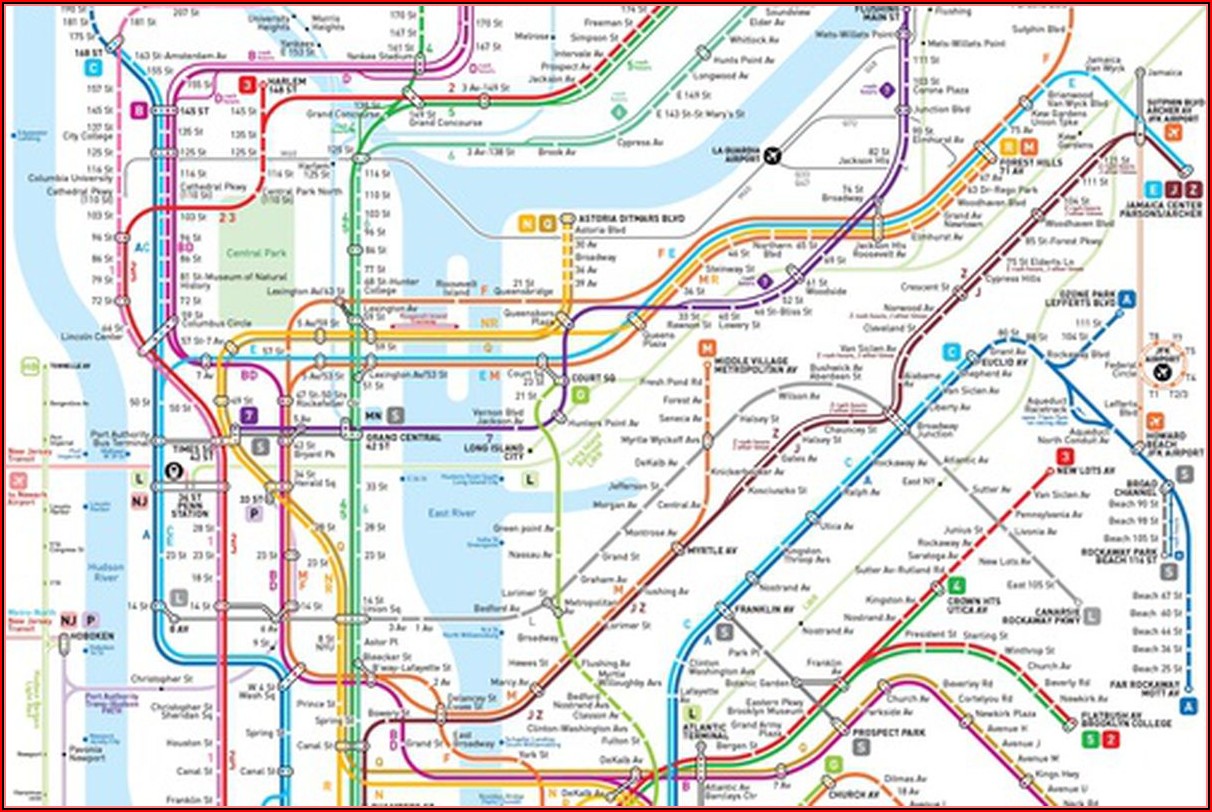 Map Of New York Metro System
