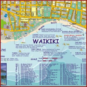 Map Of Oahu Beach Hotels