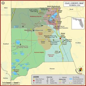 Map Of Putnam County Florida