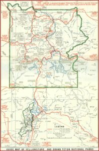 Map Of Tetons And Yellowstone