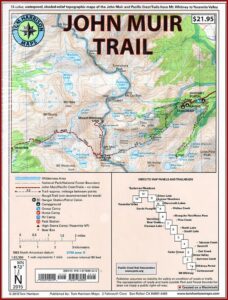 Map Of The John Muir Trail