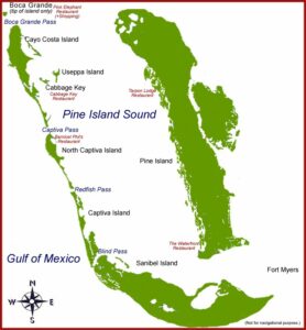 Map Sanibel Island Florida