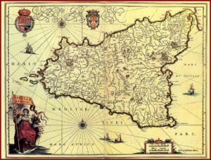 Maps Of Sicily For Sale