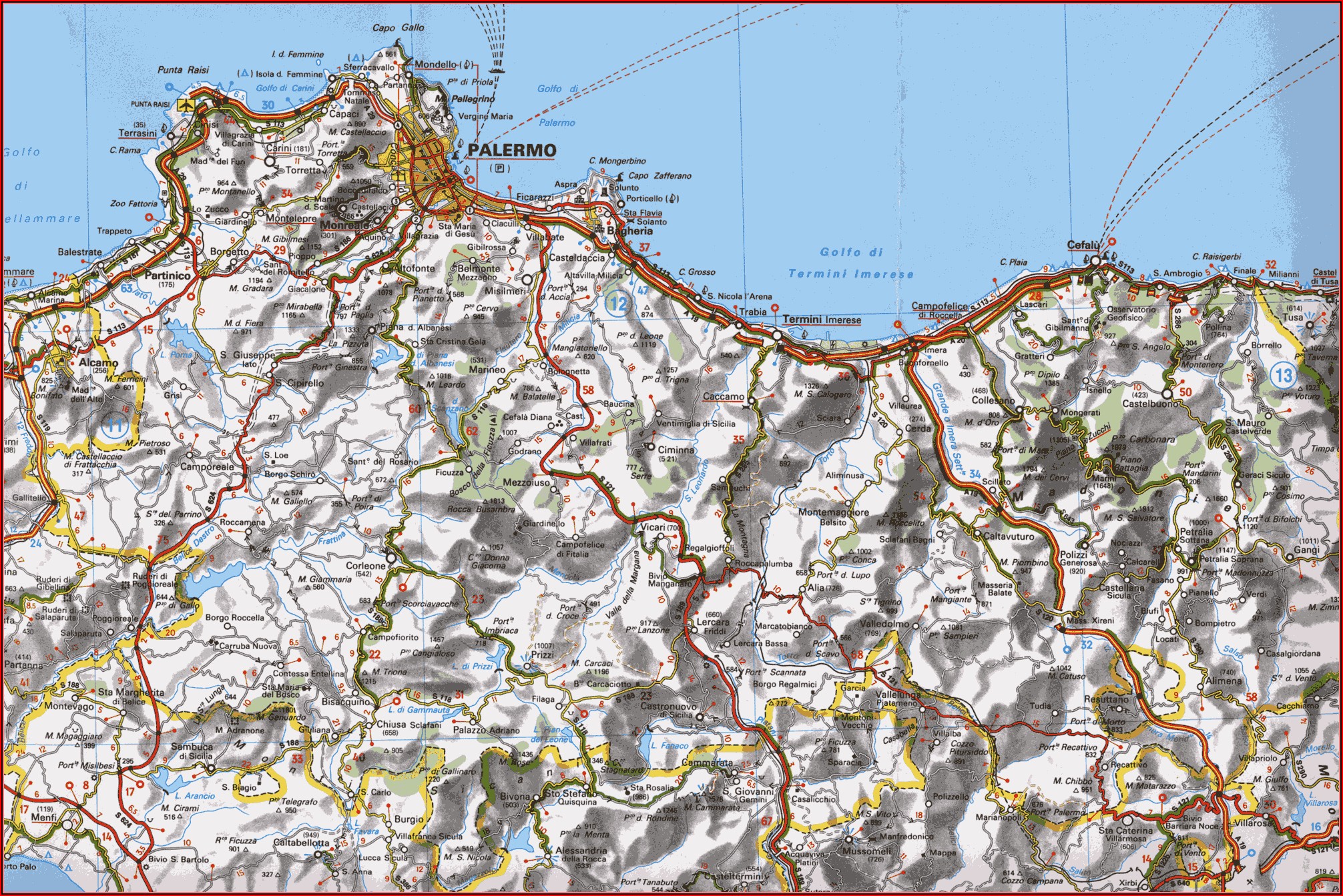 Maps Of Sicily