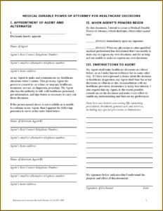 Medical Power Of Attorney Form Colorado Free