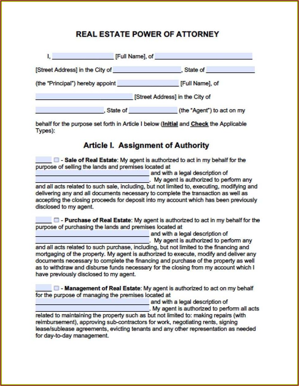 Medical Power Of Attorney Form For Child Colorado