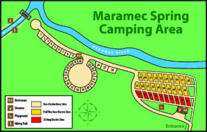Meramec Springs State Park Map