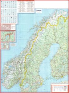 Michelin Road Maps Norway