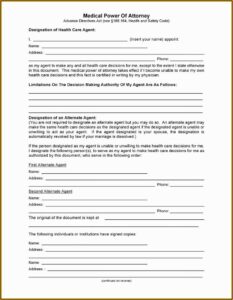 Michigan Durable Power Of Attorney For Healthcare Form