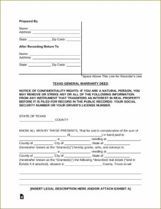 Michigan Special Warranty Deed Form
