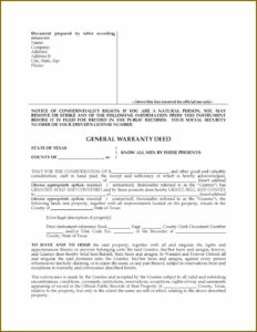 Michigan Warranty Deed Template