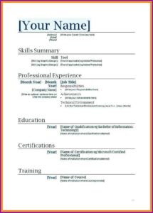 Microsoft Resume Wizard Free Download