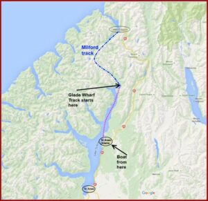 Milford Sound Walking Track Map
