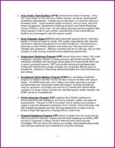 Military Spouse Volunteer Resume