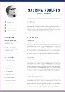 Modern Professional Cv Template Word