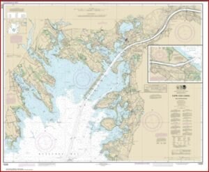 Nautical Chart Cape Cod Canal