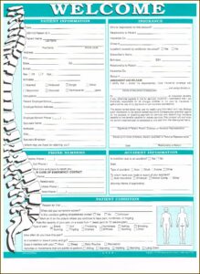 New Patient Forms Chiropractic