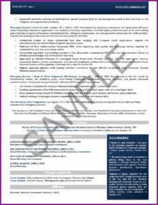 Nonprofit Executive Director Resume Template