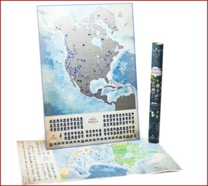 North America Scratch Map