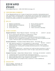 Nurses Resume Template
