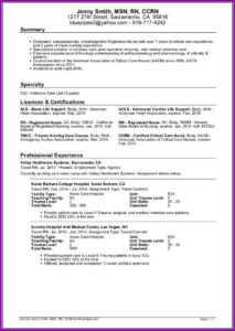 Nursing Resume Services