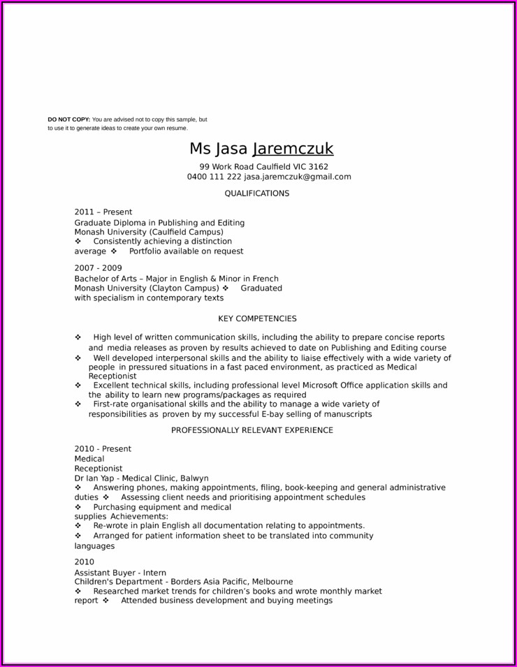 Online Resume Maker For Freshers Free Download