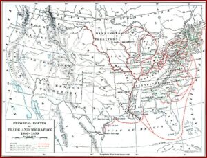 Oregon Trail Maps In 1850s