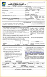 Pag Ibig Form Online Loan Application