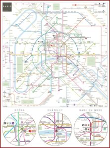 Paris Metro Map Jigsaw Puzzle