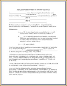 Petition Guardianship Nj