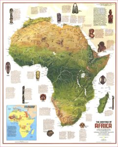 Physical Map Of Africa National Geographic