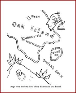 Pirates Treasure Map Printable
