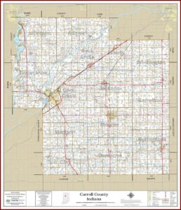 Plat Map Of Carroll County Iowa