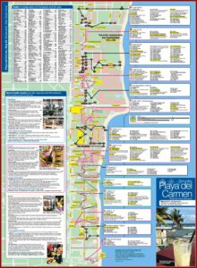 Playa Del Carmen Hotels On The Beach Map