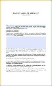 Power Of Attorney Form Indiana Medical