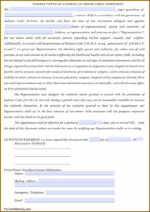 Power Of Attorney Form Indiana Pdf