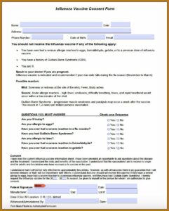 Prevnar Vaccine Consent Form