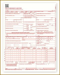 Printable Medical Claim Form Cms 1500