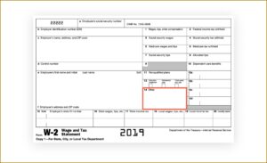 Printable W2 Form For Employees 2019
