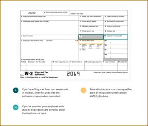 Printable W2 Form For Employees Pdf