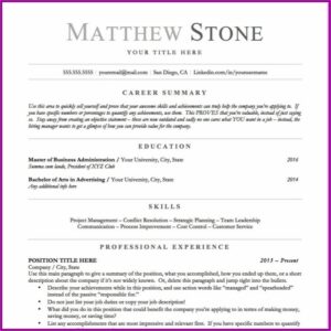 Professional Resume Writers Sydney